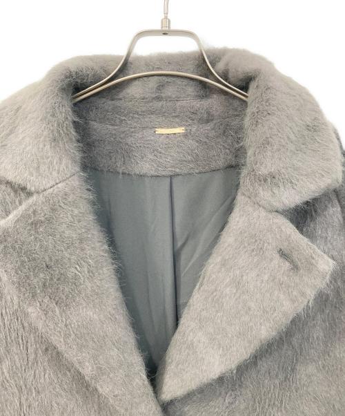 Snidel（スナイデル）Snidel (スナイデル) シャギーロングコート グレー サイズ:SIZE 1の古着・服飾アイテム