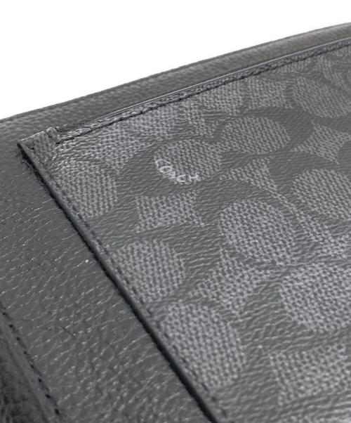 COACH（コーチ）COACH (コーチ) ホールデン クロスボディ・ブロックド シグネチャー キャンバス ブラックの古着・服飾アイテム