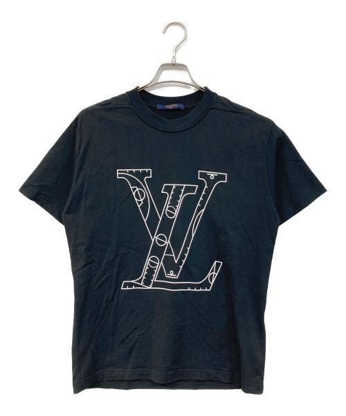 LOUIS VUITTON（ルイ ヴィトン）LOUIS VUITTON (ルイ ヴィトン) NBA (エヌビーエー) ロゴプリントTシャツ ブラック サイズ:SIZE Mの古着・服飾アイテム