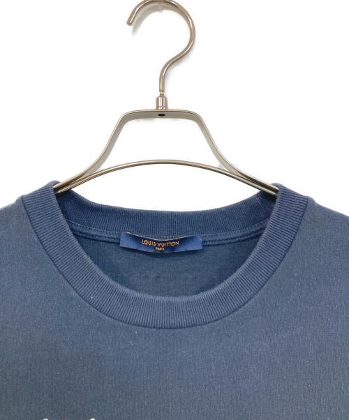 LOUIS VUITTON（ルイ ヴィトン）LOUIS VUITTON (ルイ ヴィトン) LVフラワーステッチTシャツ ネイビー サイズ:SIZE Mの古着・服飾アイテム