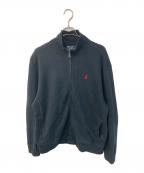 POLO RALPH LAURENポロ・ラルフローレン）の古着「ジップアップスウェット」｜ブラック