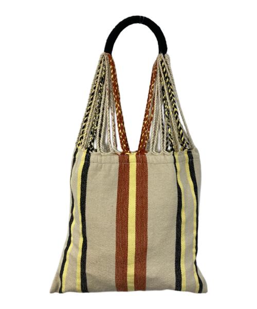 MARNI（マルニ）MARNI (マルニ) フラワー カフェ ハンモック バッグ ブラウンの古着・服飾アイテム