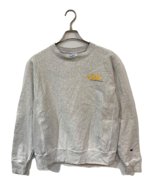 Champion REVERSE WEAVE（チャンピオン リバース ウィーブ）Champion REVERSE WEAVE (チャンピオン リバース ウィーブ) クルーネックスウェット グレー サイズ:SIZE Mの古着・服飾アイテム