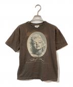 TOYS MCCOYトイズマッコイ）の古着「マリリンモンロー プリントTシャツ」｜ブラウン