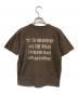 TOYS MCCOY (トイズマッコイ) マリリンモンロー プリントTシャツ ブラウン サイズ:SIZE M：5000円