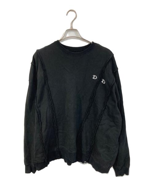 DISCOVERED（ディスカバード）DISCOVERED (ディスカバード) 再構築スウェット ブラック サイズ:3の古着・服飾アイテム
