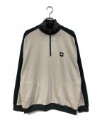 Columbiaコロンビア）の古着「サンダーマウンテンスウェットハーフジップ」｜ベージュ