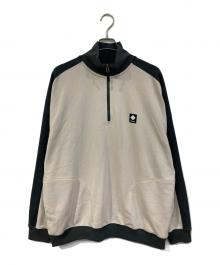 Columbia（コロンビア）の古着「サンダーマウンテンスウェットハーフジップ」｜ベージュ