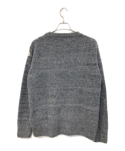 MONCLER（モンクレール）MONCLER (モンクレール) GIROCOLLO TRICOT グレー サイズ:SIZE L 未使用品の古着・服飾アイテム