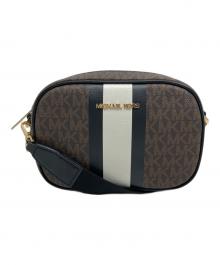 MICHAEL KORS（マイケル・コース）の古着「モノグラムショルダーバッグ」｜ブラウン