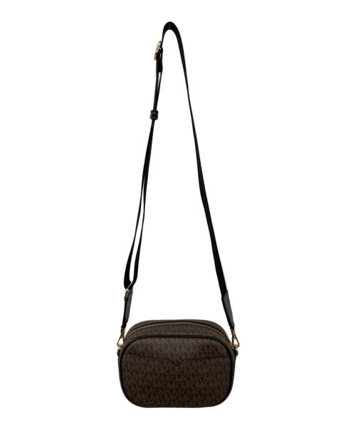 MICHAEL KORS（マイケル・コース）MICHAEL KORS (マイケル・コース) モノグラムショルダーバッグ ブラウンの古着・服飾アイテム