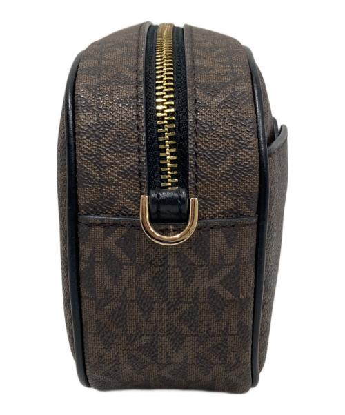 MICHAEL KORS（マイケル・コース）MICHAEL KORS (マイケル・コース) モノグラムショルダーバッグ ブラウンの古着・服飾アイテム