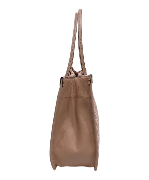 MICHAEL KORS（マイケル・コース）MICHAEL KORS (マイケル・コース) Heidi Large Logo Jacquard Tote Bag/ハイジ ラージ ロゴ ジャカード トートバッグ ピンクの古着・服飾アイテム