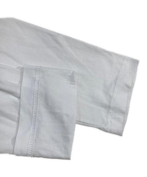 COMME des GARCONS SHIRT（コムデギャルソンシャツ）COMME des GARCONS SHIRT COTTON JERSEY PLAIN WITH BACK CDG SHIRT LOGO/コットン ジャージー プレーン ウィズ バック CDG シャツ ロゴ ホワイト サイズ:SIZE Lの古着・服飾アイテム