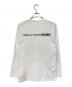 COMME des GARCONS SHIRT COTTON JERSEY PLAIN WITH BACK CDG SHIRT LOGO/コットン ジャージー プレーン ウィズ バック CDG シャツ ロゴ ホワイト サイズ:SIZE L：5000円