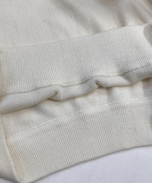 CHEMISE LACOSTE（シュミーズ ラコステ）CHEMISE LACOSTE (シュミーズ ラコステ) Vネックニット アイボリー サイズ:不明の古着・服飾アイテム