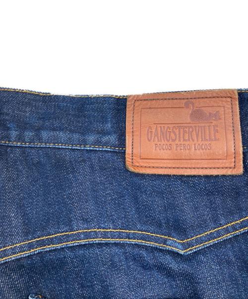 GANGSTERVILLE（ギャングスタービル）GANGSTERVILLE (ギャングスタービル) レギュラーデニムパンツ インディゴ サイズ:SIZE Mの古着・服飾アイテム