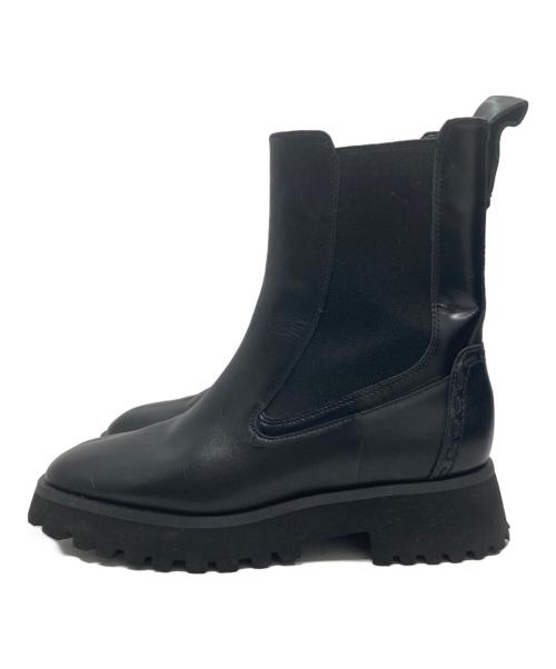 CLARKS（クラークス）CLARKS (クラークス) サイドゴアブーツ ブラック サイズ:23㎝の古着・服飾アイテム