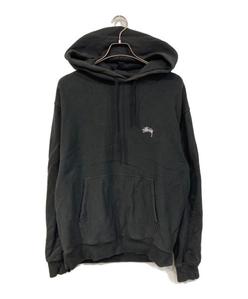 stussy（ステューシー）stussy (ステューシー) Stock Logo Hoodie/ストック ロゴ フーディー ブラック サイズ:SIZE Lの古着・服飾アイテム