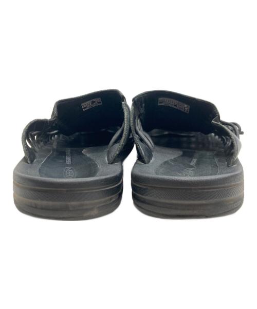 KEEN（キーン）KEEN (キーン) Engineered Garments (エンジニアド ガーメンツ) UNEEK PREMIUM LEATHER SLIDE/ユニーク プレミアム レザー スライド ブラック サイズ:SIZE 29cmの古着・服飾アイテム