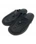KEEN（キーン）の古着「UNEEK PREMIUM LEATHER SLIDE/ユニーク プレミアム レザー スライド」｜ブラック