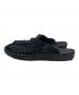 KEEN (キーン) Engineered Garments (エンジニアド ガーメンツ) UNEEK PREMIUM LEATHER SLIDE/ユニーク プレミアム レザー スライド ブラック サイズ:SIZE 29cm：8000円