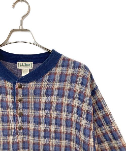 L.L.Bean（エルエルビーン マウンテンパーカー）L.L.Bean (エルエルビーン) ヘンリーネックカットソー ネイビー サイズ:SIZE XLの古着・服飾アイテム