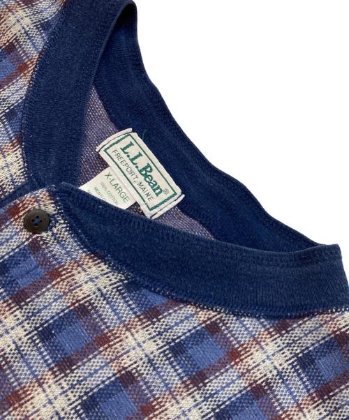 L.L.Bean（エルエルビーン マウンテンパーカー）L.L.Bean (エルエルビーン) ヘンリーネックカットソー ネイビー サイズ:SIZE XLの古着・服飾アイテム