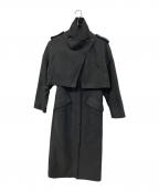 L'Orロル）の古着「3way trench coat」｜グレー