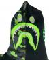 中古・古着 A BATHING APE (ア ベイシング エイプ) 1st camo neon ジップパーカー ブラック×グリーン サイズ:S：18000円