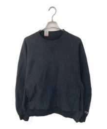 N.HOOLYWOOD×Champion REVERSE WEAVE（エヌ ハリウッド×チャンピオン リバース ウィーブ）の古着「クルーネックスウェットシャツ」｜ブラック