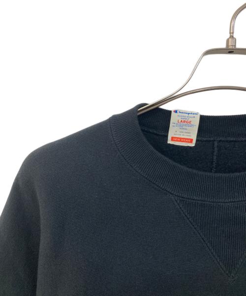 N.HOOLYWOOD（エヌ ハリウッド）N.HOOLYWOOD (エヌ ハリウッド) Champion REVERSE WEAVE (チャンピオン リバース ウィーブ) クルーネックスウェットシャツ ブラック サイズ:SIZE Lの古着・服飾アイテム