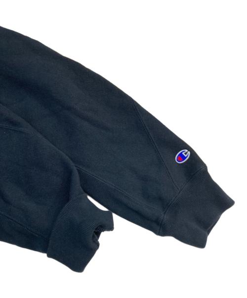 N.HOOLYWOOD（エヌ ハリウッド）N.HOOLYWOOD (エヌ ハリウッド) Champion REVERSE WEAVE (チャンピオン リバース ウィーブ) クルーネックスウェットシャツ ブラック サイズ:SIZE Lの古着・服飾アイテム