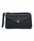 LOUIS VUITTONルイ ヴィトン）の古着「カードケース ポルト カルト・レクト ヴェルソ」｜ブラック