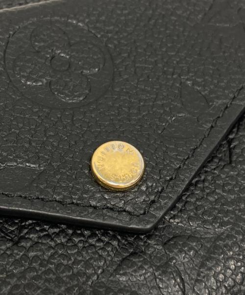 LOUIS VUITTON（ルイ ヴィトン）LOUIS VUITTON (ルイ ヴィトン) カードケース ポルト カルト・レクト ヴェルソ ブラックの古着・服飾アイテム