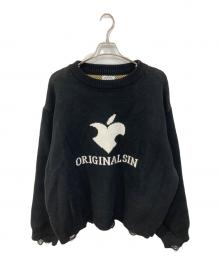 SOMEIT（サミット）の古着「OSKOK VINTAGE KNIT」｜ブラック