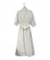 anuans (アニュアンス) カシュクールブラウスワンピース ホワイト サイズ:FREE：7000円