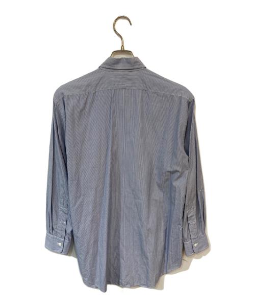 POLO RALPH LAUREN（ポロ・ラルフローレン）POLO RALPH LAUREN (ポロ・ラルフローレン) LOWELL ストライプシャツ ブルー サイズ:40の古着・服飾アイテム