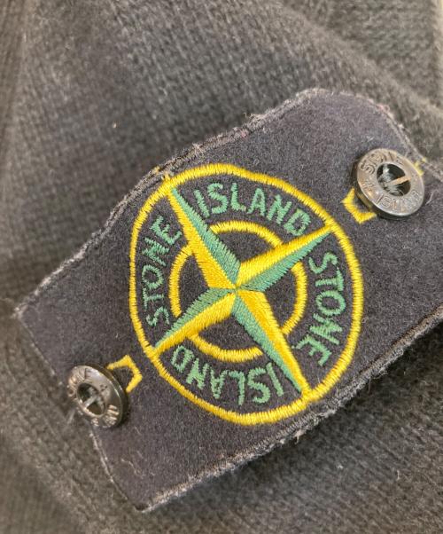 STONE ISLAND（ストーンアイランド）STONE ISLAND (ストーンアイランド) ウールニット ブラック サイズ:XLの古着・服飾アイテム
