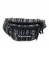 Supreme（シュプリーム）の古着「Woven Stripe Waist Bag/ウーブン ストライプ ウエスト バッグ」｜ブラック