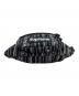 中古・古着 Supreme (シュプリーム) Woven Stripe Waist Bag/ウーブン ストライプ ウエスト バッグ ブラック：9000円
