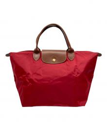 LONGCHAMP（ロンシャン）の古着「ナイロントートバッグ」｜レッド