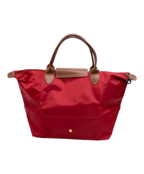 LONGCHAMP（ロンシャン）LONGCHAMP (ロンシャン) ナイロントートバッグ レッドの古着・服飾アイテム
