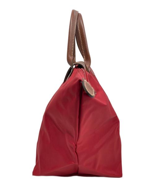 LONGCHAMP（ロンシャン）LONGCHAMP (ロンシャン) ナイロントートバッグ レッドの古着・服飾アイテム