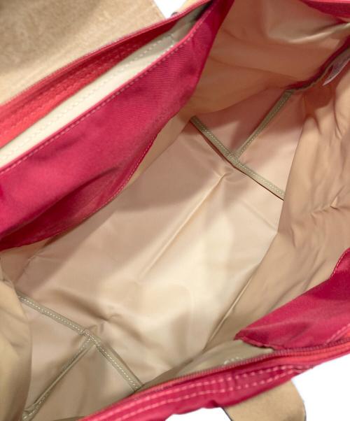 LONGCHAMP（ロンシャン）LONGCHAMP (ロンシャン) ナイロントートバッグ レッドの古着・服飾アイテム