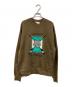 maison kitsune（アシッドメゾンキツネ）の古着「COLLEGE FOX PRINTED COMFORT SWEATSHIRT/カレッジ フォックス プリンテッド コンフォート スウェットシャツ」｜ブラウン