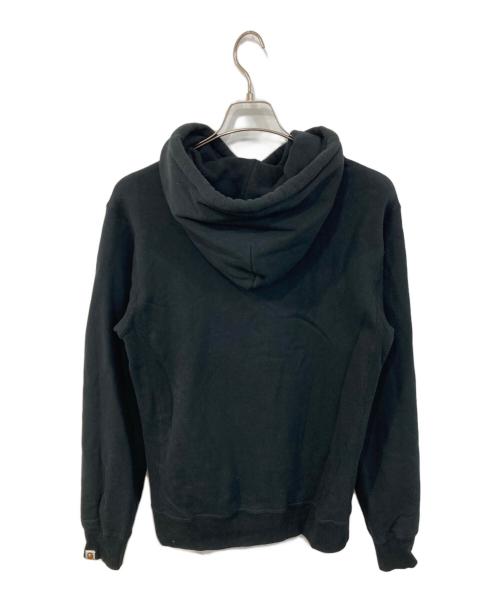 A BATHING APE（アベイシングエイプ）A BATHING APE (アベイシングエイプ) ワンポイントフーディ ブラック サイズ:SIZE Lの古着・服飾アイテム
