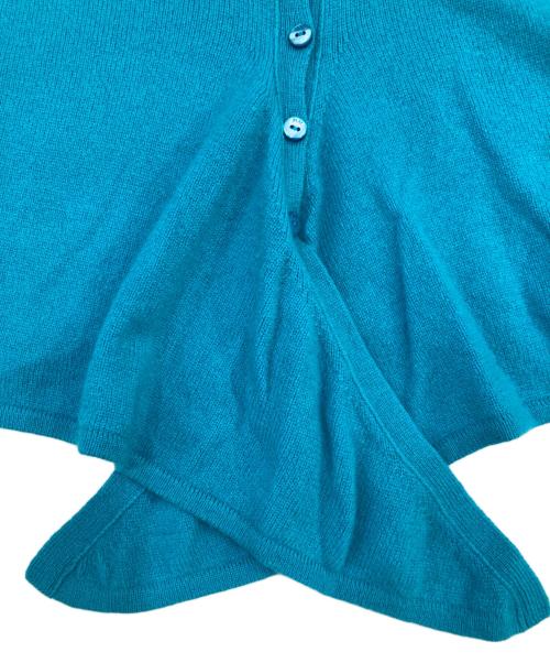 MaxMara（マックスマーラ）MaxMara (マックスマーラ) カシミヤカーディガン ブルー サイズ:SIZE Lの古着・服飾アイテム