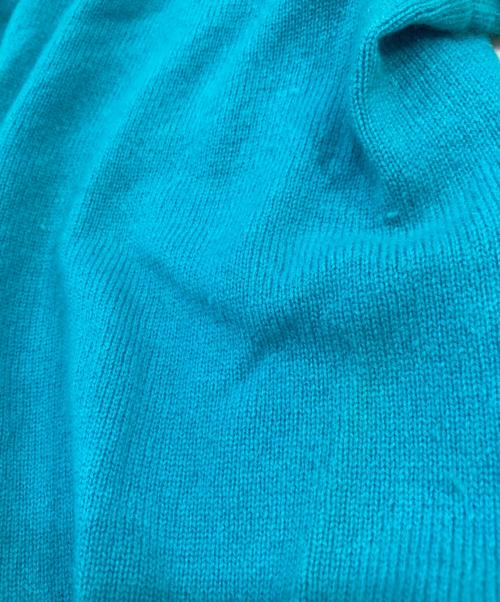 MaxMara（マックスマーラ）MaxMara (マックスマーラ) カシミヤカーディガン ブルー サイズ:SIZE Lの古着・服飾アイテム