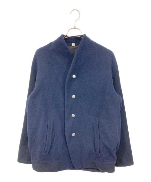 THE Sakaki（ザ サカキ）THE Sakaki (ザ サカキ) 居間着 ウールスタジャン ネイビー サイズ:SIZE Mの古着・服飾アイテム